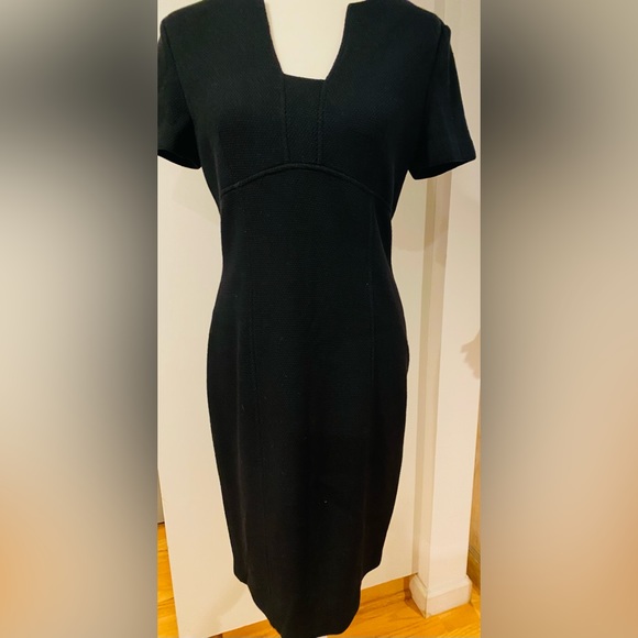 👑St John Micro Boucle Knit Dress In Caviar❤️ - Picture 6 of 10